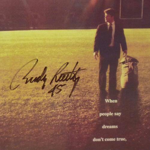 Rudy Ruettiger Autographed Rudy (Notre Dame Movie) Deluxe Framed 11"x17" Movie Poster