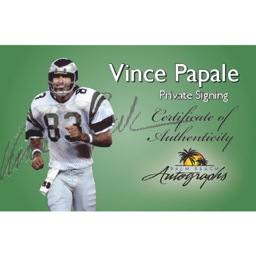Vince Papale Autographed Invincible Deluxe Framed 11"x17" Mini Movie Poster - Beckett